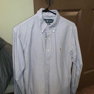 M Blue Polo Ralph Lauren Pastel button down
